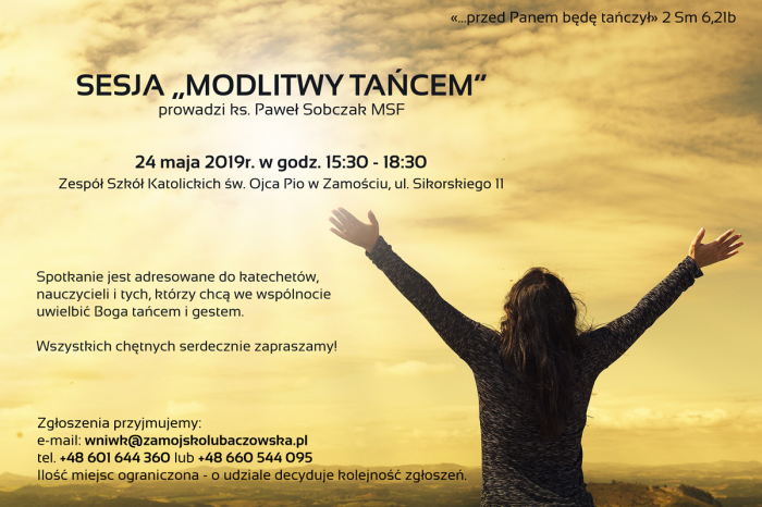 Sesja "Modlitwy tańcem" dla katechetów i nauczycieli