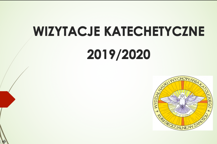 Plan wizytacji katechetycznych w roku szkolnym 2019/2020