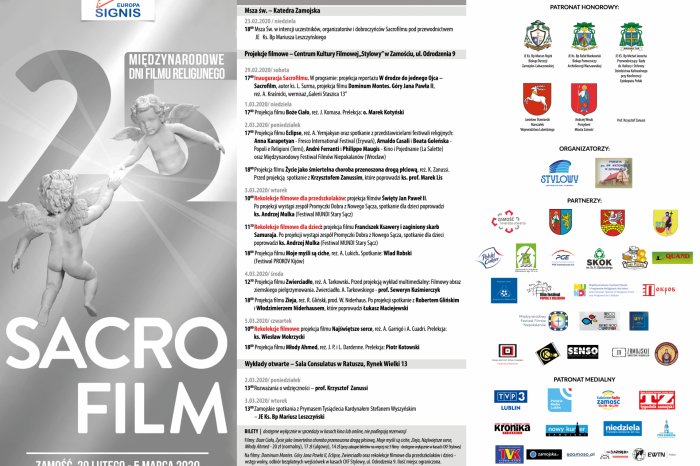 25. Międzynarodowe Dni Filmu Religijnego SACROFILM